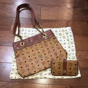 MCM bag AND wallet